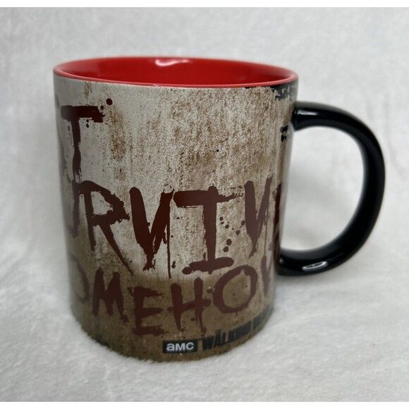 Just Funky The Walking Dead Large 20 oz Coffee Mug Zombie Dweller Inside AMC - Picture 2 of 7
